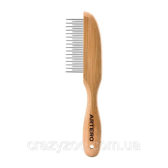 Гребінець для собак і котів Artero Tango Nature Collection з зубами, що обертаються 22x5.5 см P942