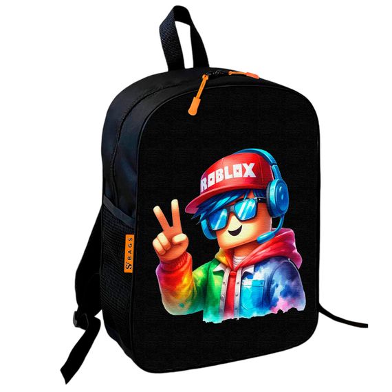 Шкільний рюкзак дитячий Роблокс / Roblox + Сумка для взуття спортивної форми рюкзак-мішок хлопчикові (01830) | Зображення 4