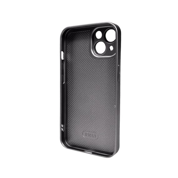 Чохол для смартфона AG Glass Matt Frame Color Logo for Apple iPhone 14 Titanium Grey | Зображення 1