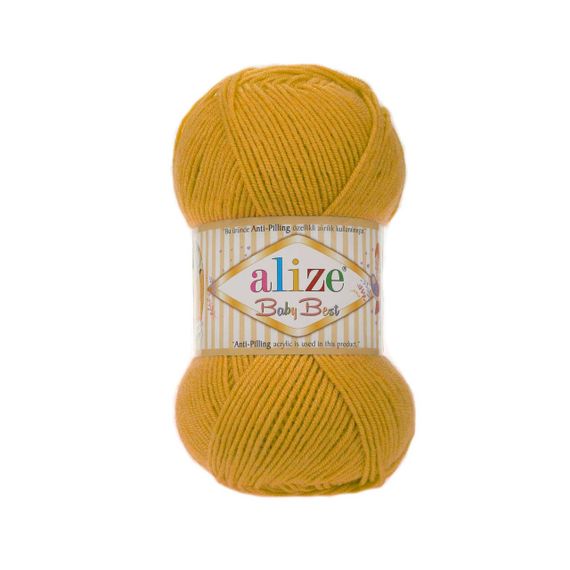 Пряжа Alize Baby Best No 281 (Алізе Бебі Бест) – 10% Бамбук, 90% Антипілінг Акрил, 100г/240м