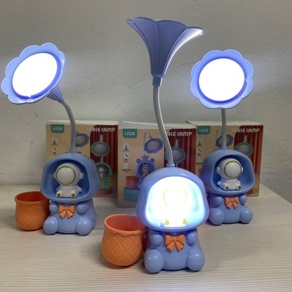 Дитяча настільна акумуляторна LED-лампа 3in1 Rabbit BLUE | Зображення 6