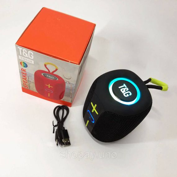 Світлова bluetooth колонка з хорошим звуком TG658, Колонка usb s Bluetooth з rgb світломузикою OH-10 | Зображення 6