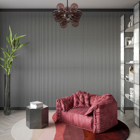 Рейка декоративна WPC стінова 3000х160х23мм Вугілля SW-00001534 | Зображення 7