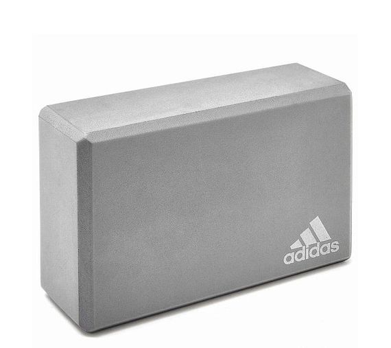 Блок для йоги Adidas Yoga Block сірий Уні 22.8x15.2x7.6 см ADYG-20100FOAM | Зображення 1