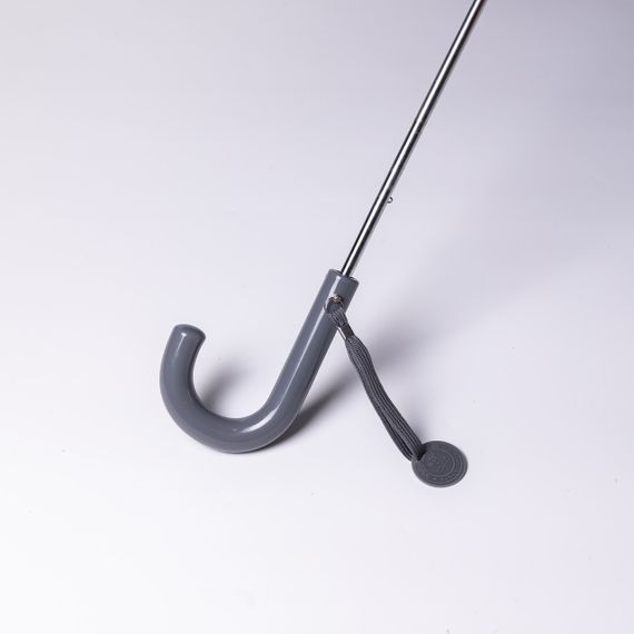 Класична дитяча парасолька-тростина механічна з поліестеру міцна надійна 8 спиць діаметр 89 см Синій HP-23-12BL | Зображення 4