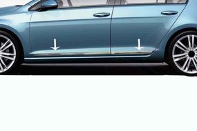 Молдинги дверей (4 шт, нерж) для Volkswagen Tiguan 2007-2016 гг