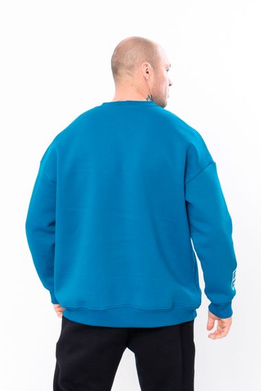 Світшот чоловічий (оверсайз) Носи своє 50 Бірюзовий (p-12989-145173) | Зображення 2