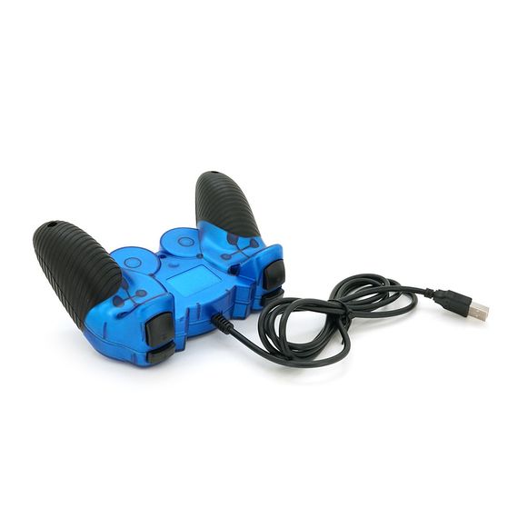 Геймпад Brazzers BR-8600 провідний для ПК, USB 2.0, Double Shock, Blue, Blister | Зображення 3