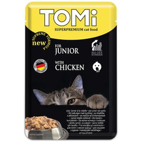 Корм TOMi Superpremium Junior влажный для котят с курицей 100 гр