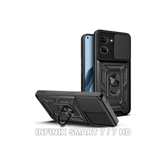 Чохол до мобільного телефона BeCover Military Infinix Smart 7 (X6515) / 7 HD (X6516) Black (710138) | Зображення 5