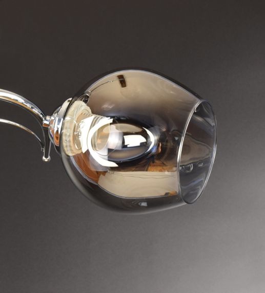 Люстра стельова на 2 лампочки 25853 Хром 23х48х18 см. | Зображення 1