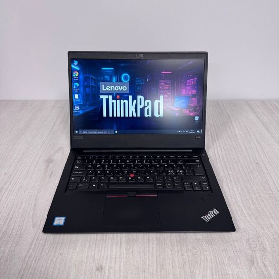 Ноутбук Lenovo ThinkPad E480 / 14" (1920x1080) IPS / Intel Core i5-8250U (4 (8) ядра по 1.6 - 3.4 GHz) / 8 GB DDR4 / 256 GB SSD NVMe / Intel UHD Graphics 620 / WebCam б/в | Зображення 1