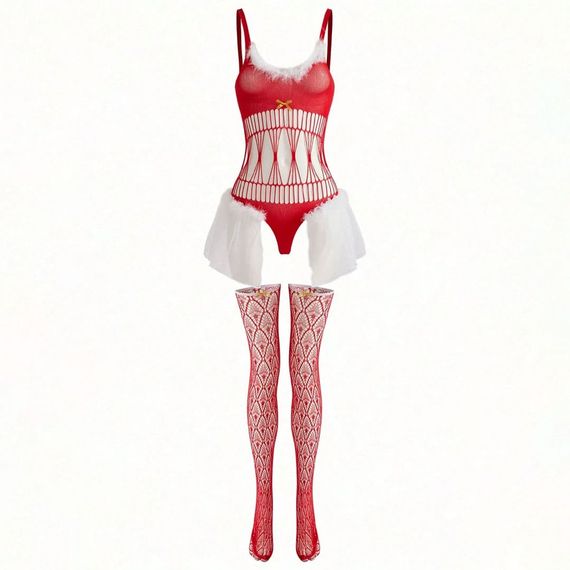Новорічний ігровий костюм Babydoll 46 Червоний 62978 | Зображення 6