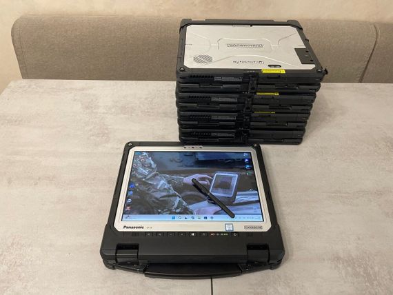 Защищенный нетбук-трансформер Panasonic Toughbook CF-33 / 12.5" (2160x1440) IPS Touch / Core i7-7600U (2 (4) ядра по 2.8 - 3.9 GHz) / 16GB DDR3 / 500GB SSD / HD Graphics 620 / WebCam / GPS / Два АКБ / Стилус б/у + Подарок Проводная мышь USB | Зображення 2