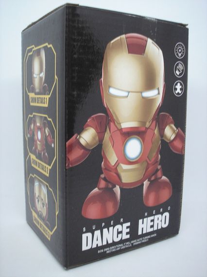 Робот железный человек танцующий интерактивная игрушка с музыкой Iron Man светящаяся игрушка супер герой | Зображення 6