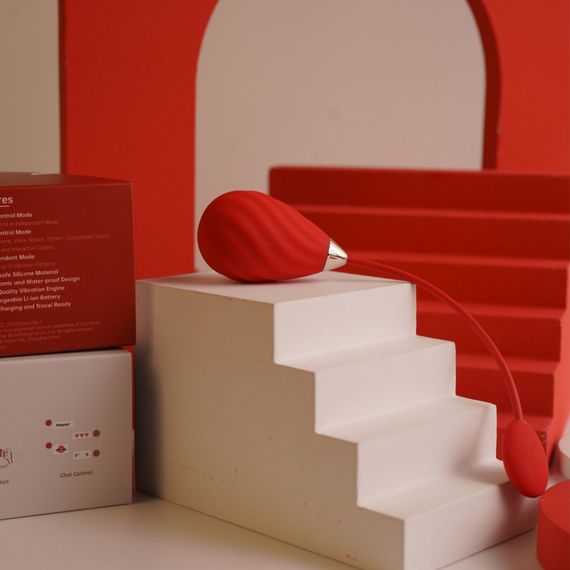 Смарт-віброяйце Magic Motion Sundae Red | Зображення 6