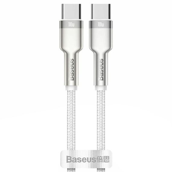 Дата кабель Baseus Cafule Series Metal Type-C to Type-C 100W (1m) (CATJK-C) | Зображення 1