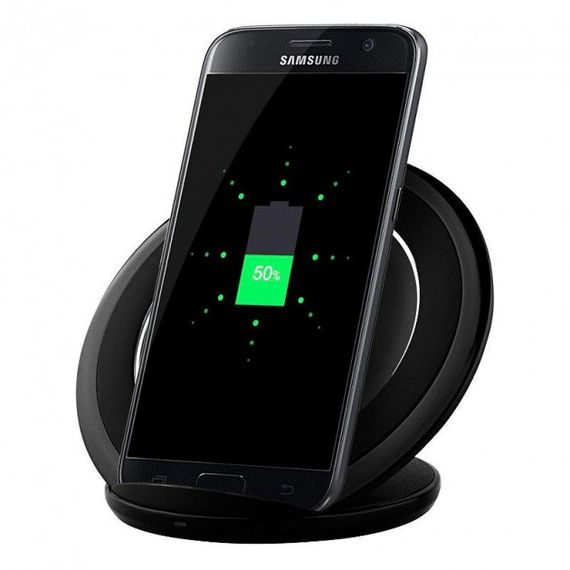 Бездротовий зарядний пристрій FAST CHARGE WIRELESS S7 | Бездротова зарядка швидка | Бездротове зарядне VU-587 для телефону