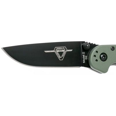 Нож Ontario Knife RAT II D2 OD Green, Black Blade (ON8830OD) | Зображення 2