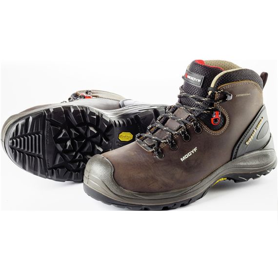 Черевики захисні VIBRAM, S3 HRO, високі, композит. носок, коричн., пара, р.41 | Зображення 4