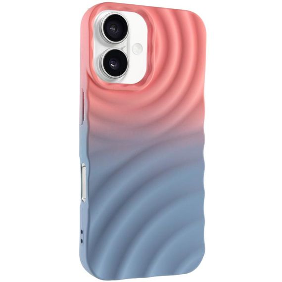 Чохол TPU ColorWave для Apple iPhone 16 (6.1") Peach / Sky