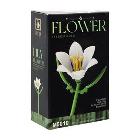 Конструктор детский Flower M5026-10 элементы для создания стебля и лепестков