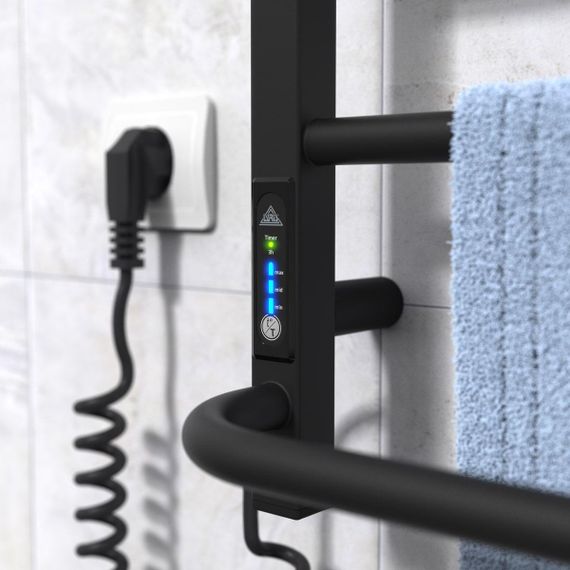 Электрическая полотенцесушилка Laris Зебра Комфорт ЧФЧ8 500 х 800 Е (подкл. слева) R3 | Зображення 4