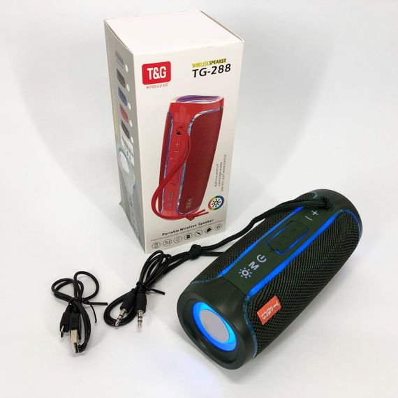 Колонка музична з підсвічуванням bluetooth TG288, Bluetooth колонка з освітленням QR-30 | Зображення 2