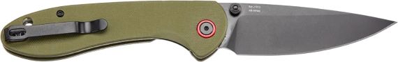 Ніж CJRB Feldspar Black Blade Green | Зображення 1