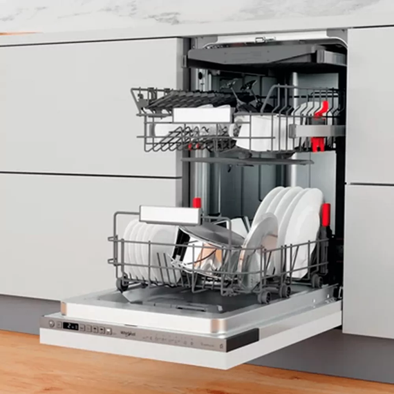 Посудомийна машина Whirlpool вбудована WSIO3O34PFEX | Зображення 6