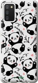Чохол на Samsung Galaxy A02s A025F Панди "4318u-2203-2448"