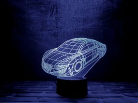 Сменная пластина для 3D светильников "Автомобиль" 3DTOYSLAMP
