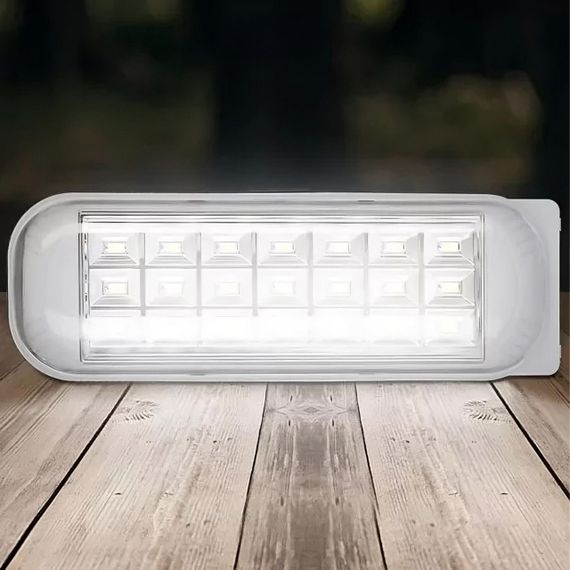 Світлодіодна акумуляторна лампа 1200 мАг, 21 LED, KD-713 / Аварійний ліхтар-прожектор | Зображення 1