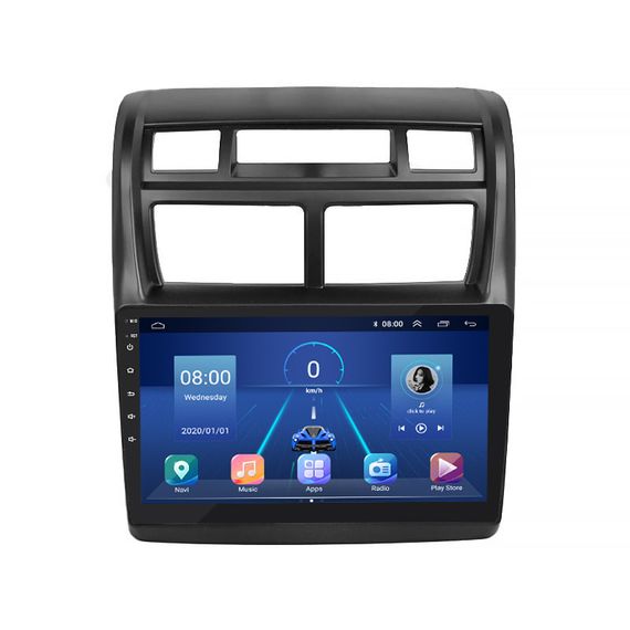 Штатная магнитола 9" Lesko для Kia Sportage II 2004-2008 Top 4/64 4G WiFI GPS Киа