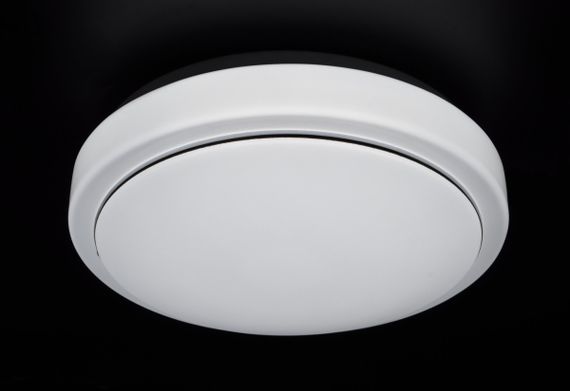 Сучасний круглий світильник стельовий LED для кімнати кухні ванної 26566 Білий 8х26х26 см. | Зображення 2