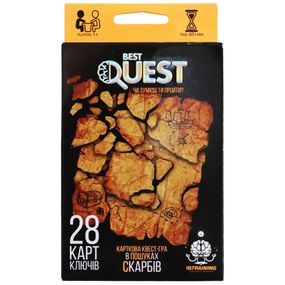 Карточная квест-игра "BEST QUEST" (укр.) BQ-01-01-04U  BQ-01-03U