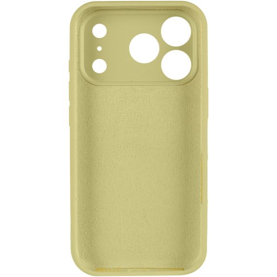 Чохол Silk Full Camera Protective (AA) NO LOGO для Apple iPhone 17 Pro / 18 Pro (6.3") Жовтий / Mellow Yellow | Зображення 2