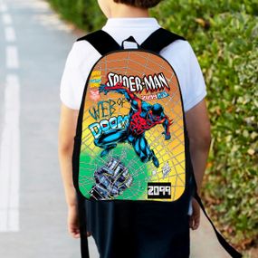 Рюкзак детский человек паук,спайдермен "Spiderman" 34х27см,городской ранец для мальчика с принтом (00388)