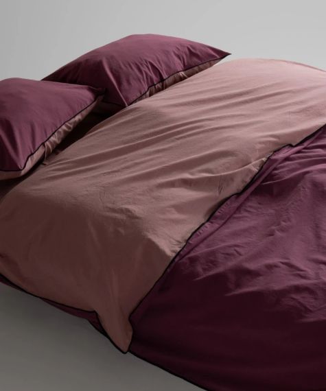 Постільна білизна Limasso Stonewashed Essualte 200 х 220 см Old Rose - Raspberry | Зображення 4