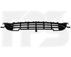 Решетка в бампере средняя нижняя Peugeot 207 '09-12 (черная) (FPS)