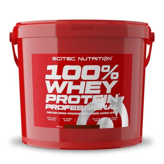 Протеїн Scitec Nutrition 100% Whey Protein Professional 5000 g /160 servings/ Lemon Cheesecake