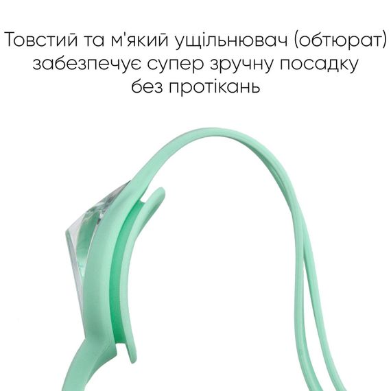 Детские очки для плавания Renvo Ewaso JR Anti-fog Мятный OSFM (1SG210-14) | Зображення 1
