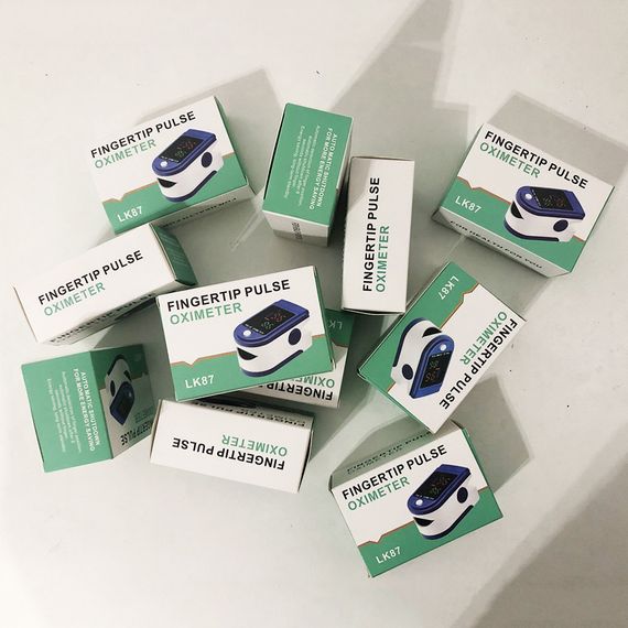 Пульсоксиметр Fingertip pulse oximeter LK87. HC-979 Цвет: синий | Зображення 3