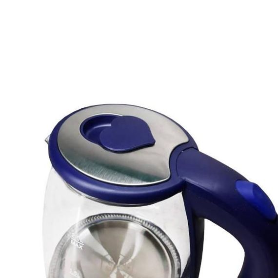Електрочайник скляний Rainberg RB-902 2200 Вт 1.8 л Синій