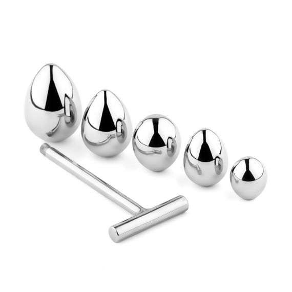 Анальна пробка зі змінними елементами - Jewellery Metal Anal Plug No. 3 | Зображення 6