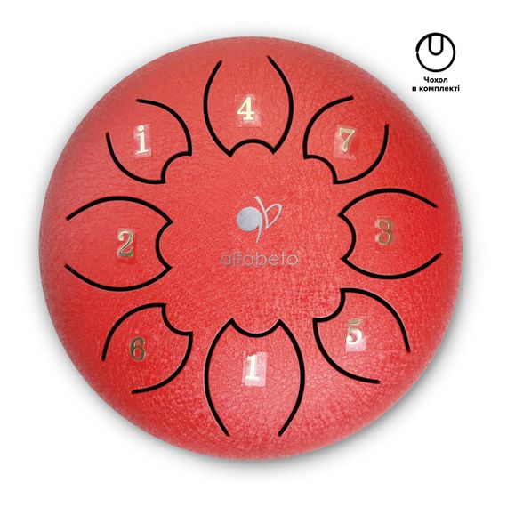 Ґлюкофон Alfabeto GLP6-8RD (глюкофон)