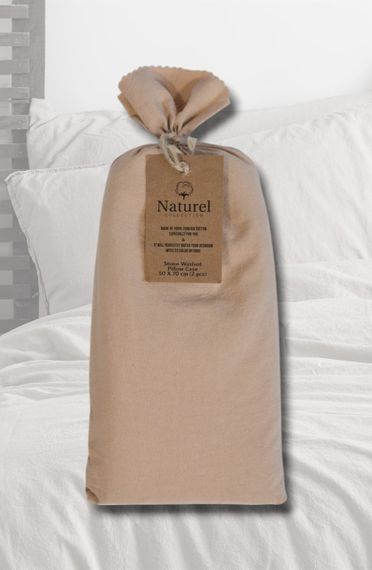 Наволочки Limasso Naturel 50×70 см. Akdeniz Beji