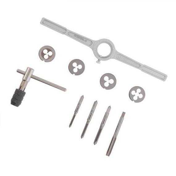 Набір плашок M4-M8 і позначників M4-M8, 10 од INTERTOOL SD-80251 | Зображення 2