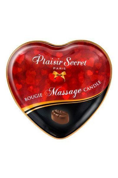 Массажная свеча-сердечко Plaisirs Secrets Chocolate (35 мл) sexstyle | Зображення 1