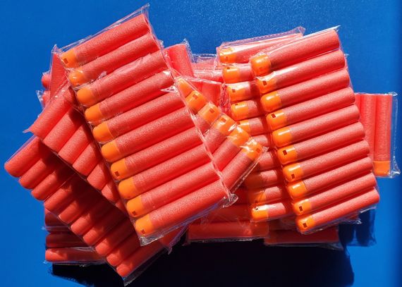 Патроны для NERF MEGA Игрушечные пули стрелы боеприпасы для бластеров Нерф Мега Refill Bullets Foam Darts 10шт | Зображення 2